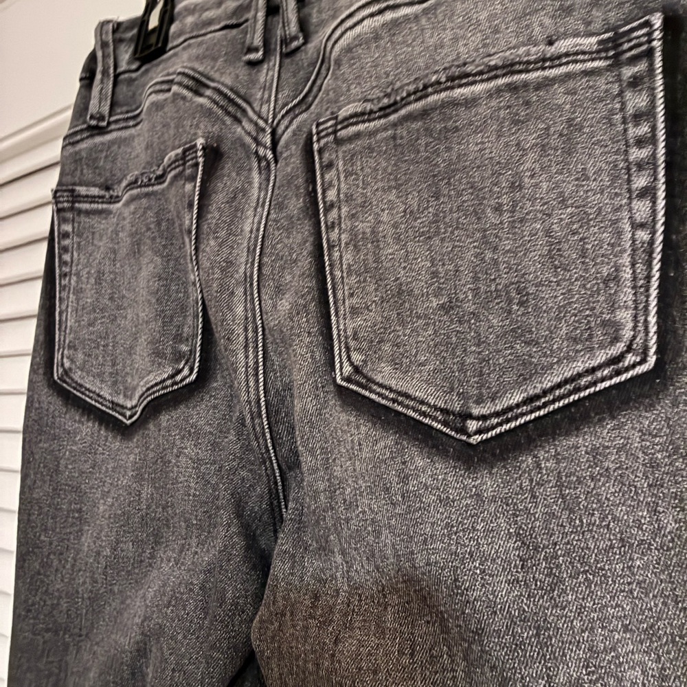 Good American Ripped Gray Jeans - Picture 6 of 6